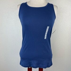 NWT PBX Basics Blue Tank Top Size M